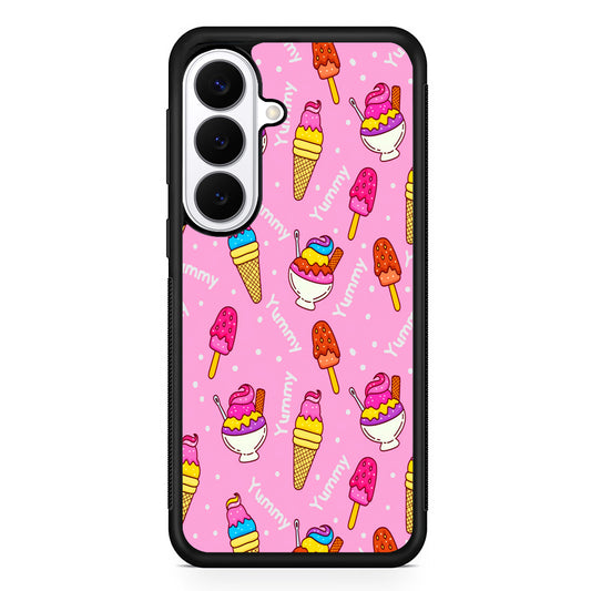 Ice Cream Doodle Yummy Samsung Galaxy S26 Plus Case | Slim Protective Cover for Samsung Galaxy S26 Plus