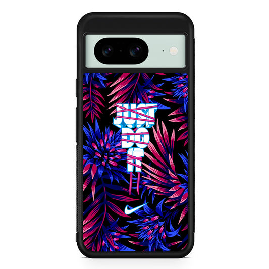 Nike Neon Glow Watchword Google Pixel 8 Case | Slim Rubber Case for Google Pixel 8