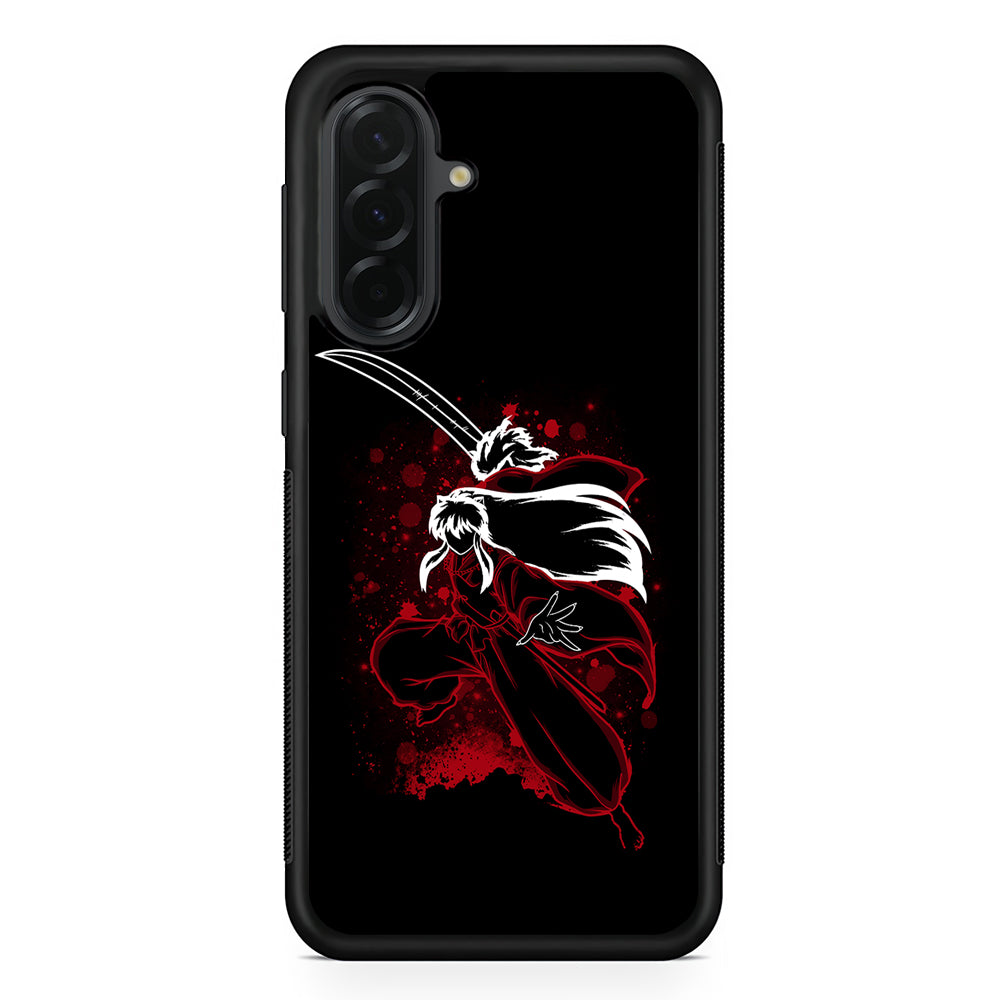 Inuyasha Silhouette Samsung Galaxy A36 Case | Protective Rubber Cover