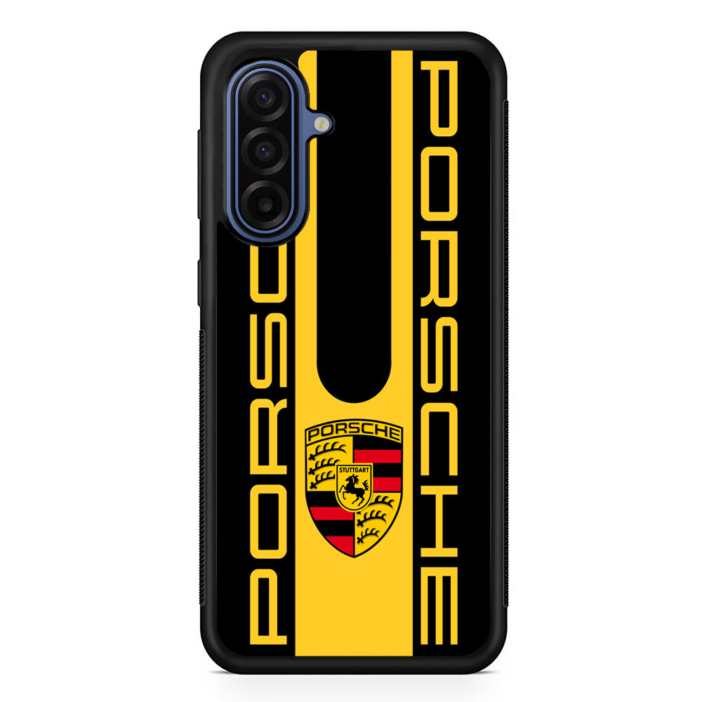 Porsche Wide Layer Samsung Galaxy A17 Case | Samsung Galaxy A17 Protective Rubber Case