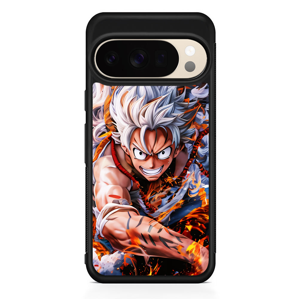 One Piece Luffy Gear 5 Google Pixel 10 Pro XL Case | Slim Google Pixel 10 Pro XL Protective Case