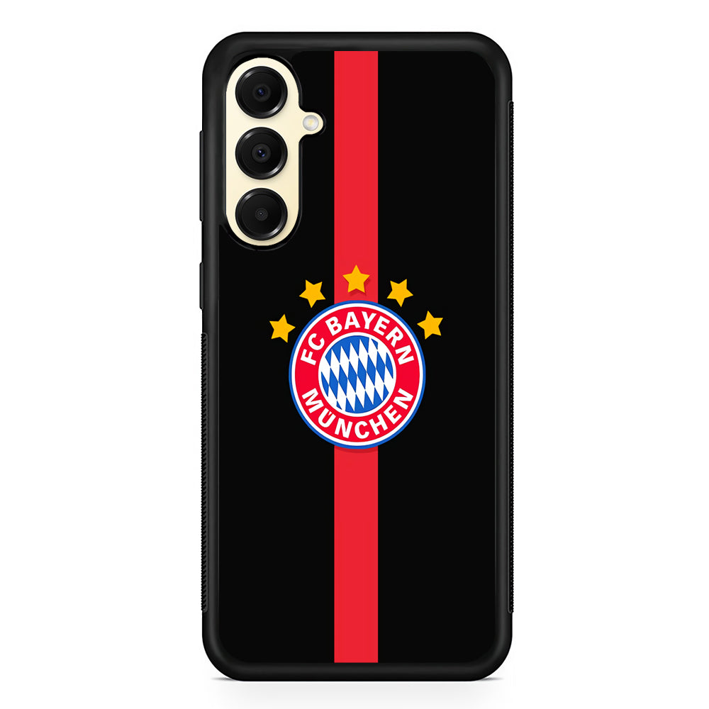 Bayern Munchen Stripe Red Samsung Galaxy A16 Case | Slim Rubber Samsung Galaxy A16 Case