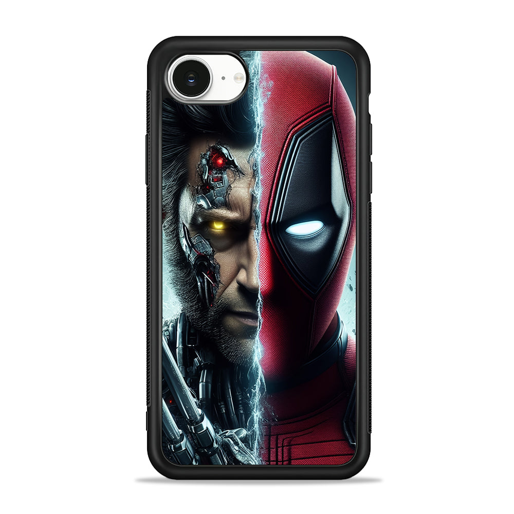 Deadpool and Wolverine Cooperation iPhone 16e Case | Protective Phone Cover