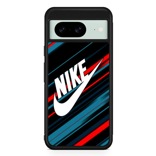 Nike Line Of Light Google Pixel 8 Case | Slim Rubber Case for Google Pixel 8