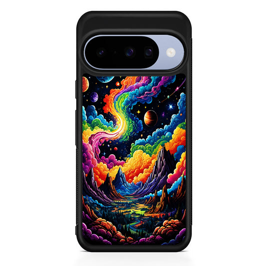 Space Planets Fantasy Google Pixel 10 Case | Google Pixel 10 Rubber Protective Case