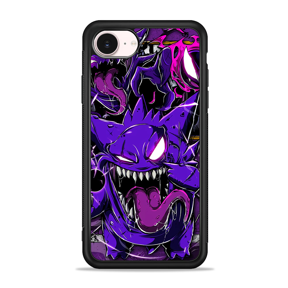 Pokemon Evil Gengar iPhone 17e Case - Silicone Case