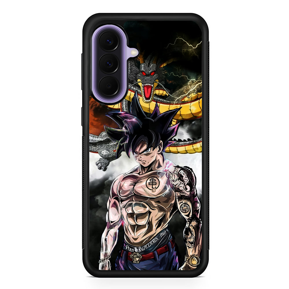 Goku X Shenron Dragon Ball Z Samsung Galaxy A57 Case | Slim Samsung Galaxy A57 Rubber Case