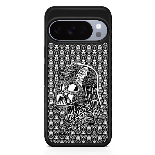 Star Wars Dart Vader Pattern Google Pixel 10 Pro Case | Slim Google Pixel 10 Pro Rubber Case
