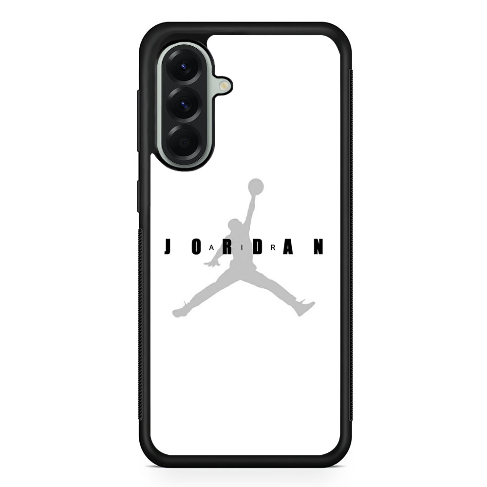 Air Jordan Pearl White Samsung Galaxy A56 Case | Samsung Galaxy A56 Rubber Protective Case