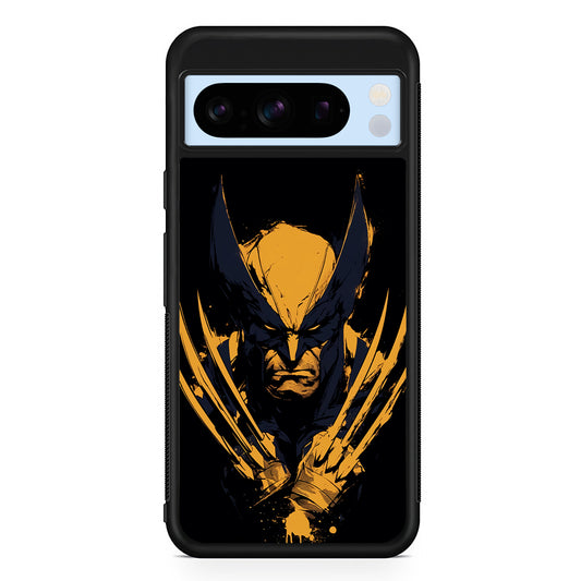 Wolverine Black and Yellow Google Pixel 8 Pro Case | Slim Rubber Case for Google Pixel 8 Pro