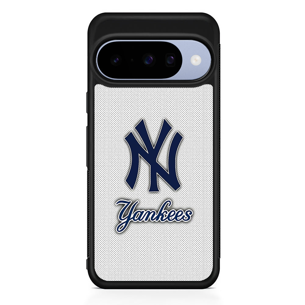MLB New York Yankees Team Google Pixel 10 Case | Google Pixel 10 Rubber Protective Case