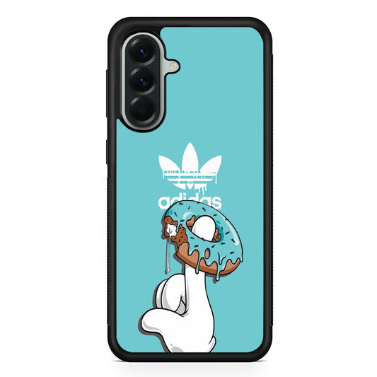 Adidas Cream Donut Samsung Galaxy A56 Case | Samsung Galaxy A56 Rubber Protective Case
