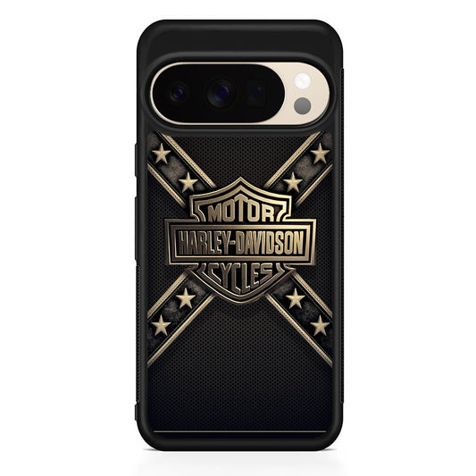 Harley Davidson Golden Star Google Pixel 10 Pro XL Case | Durable Google Pixel 10 Pro XL Cover