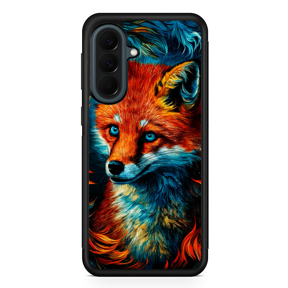 Painting Of A Fox Samsung Galaxy A37 Case | Samsung Galaxy A37 Rubber Phone Case