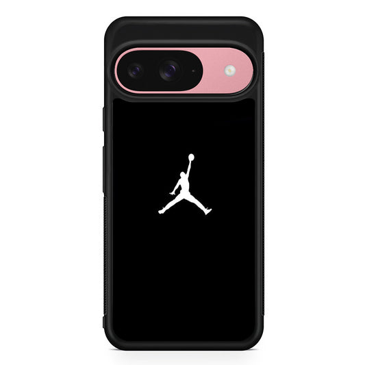 Jordan Black White Google Pixel 9 Case | Google Pixel 9 Protective Rubber Case
