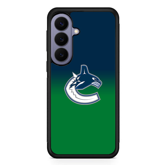 NHL Vancouver Canucks Gradation Samsung Galaxy S26 Case | Durable Rubber Case for Samsung Galaxy S26