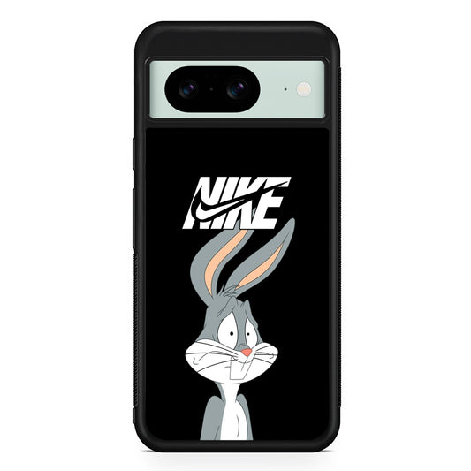 Nike Bugs Bunny Scared Google Pixel 8 Case | Slim Rubber Case for Google Pixel 8