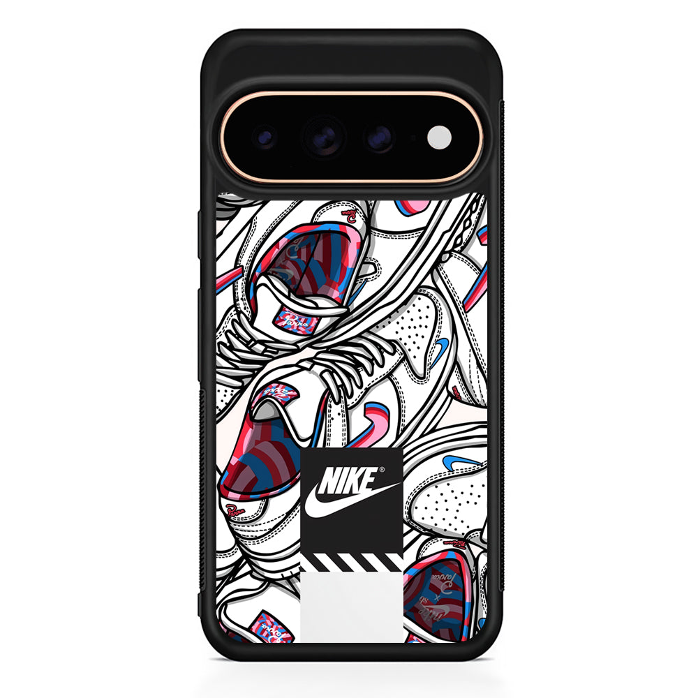 Nike Rainbow in White Cloud Google Pixel 11 Pro Case - Stylish Protective Phone Case