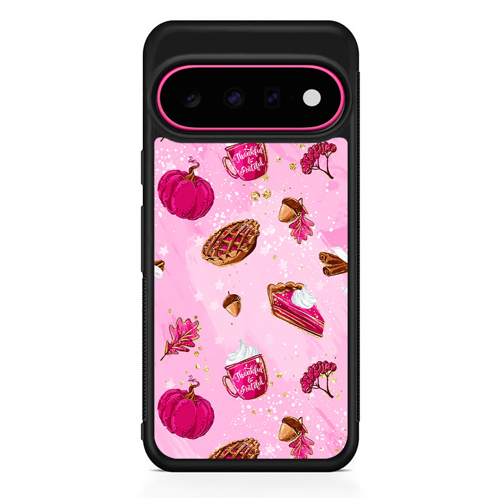 Thanksgiving Pink Aesthetic Google Pixel 11 Case | Slim Shockproof Cover