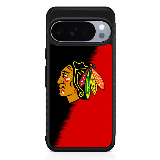 NHL Chicago Blackhawks Team Google Pixel 10 Pro Case | Slim Google Pixel 10 Pro Rubber Case