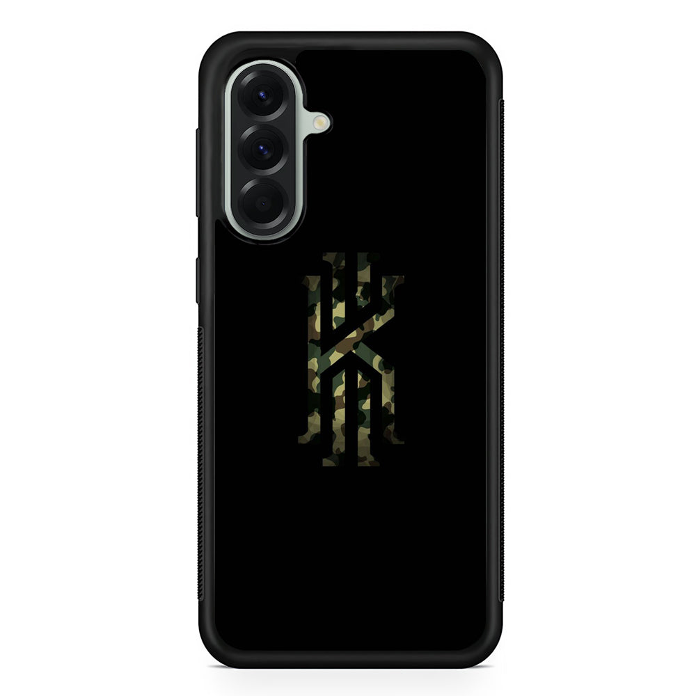 Kyrie Irving Black Camo Samsung Galaxy A56 Case | Samsung Galaxy A56 Rubber Protective Case