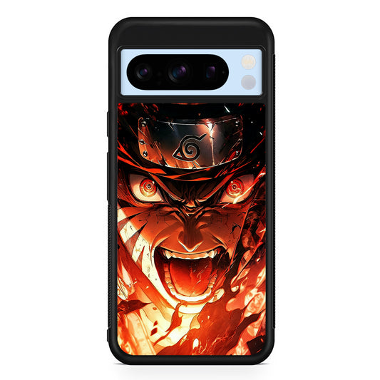 Naruto Uzumaki Goes Berserk Google Pixel 8 Pro Case | Slim Rubber Case for Google Pixel 8 Pro