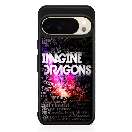Imagine Dragons Lettering Art Google Pixel 10 Pro XL Case | Slim Google Pixel 10 Pro XL Protective Case