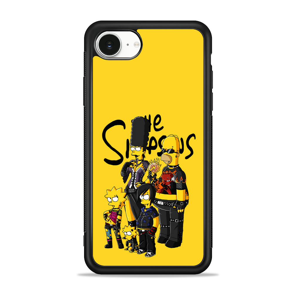 Simpsons Rock n' Roll Family iPhone 16e Case | Protective Phone Cover