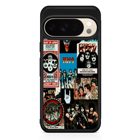 Kiss Band Collage Poster Google Pixel 10 Pro XL Case | Slim Google Pixel 10 Pro XL Protective Case