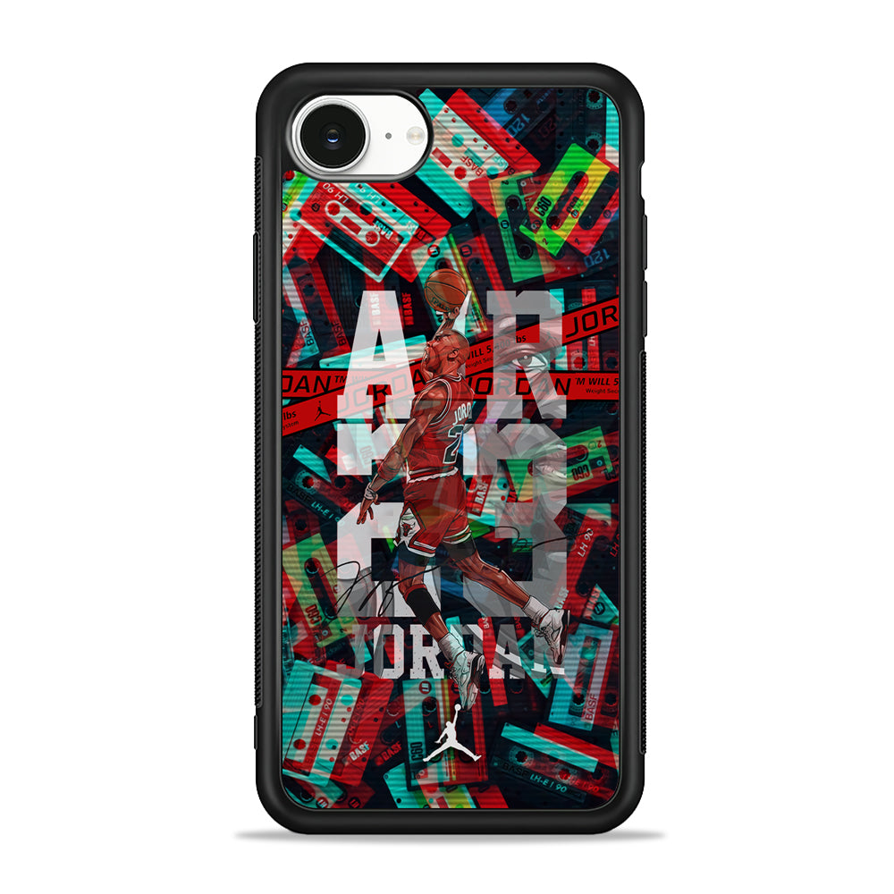 Air Jordan Record The Moment iPhone 16e Case - Slim Silicone Case