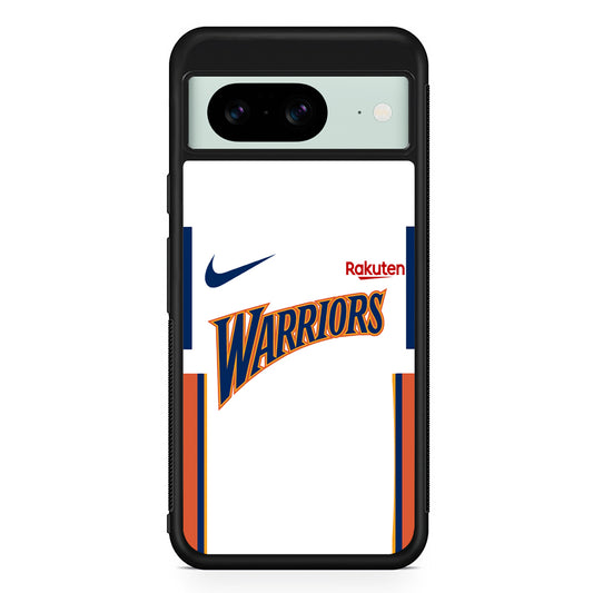 Nike NBA Warriors Jersey Google Pixel 8 Case | Slim Rubber Case for Google Pixel 8