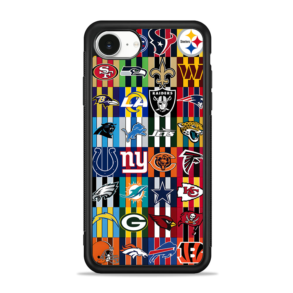 All NFL Football Logo iPhone 16e Case | Protective Phone Cover