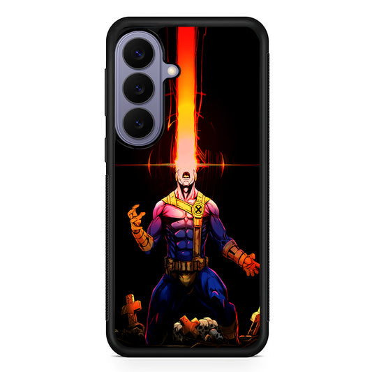 X-Men Cyclops Angry Samsung Galaxy S26 Case | Durable Rubber Case for Samsung Galaxy S26