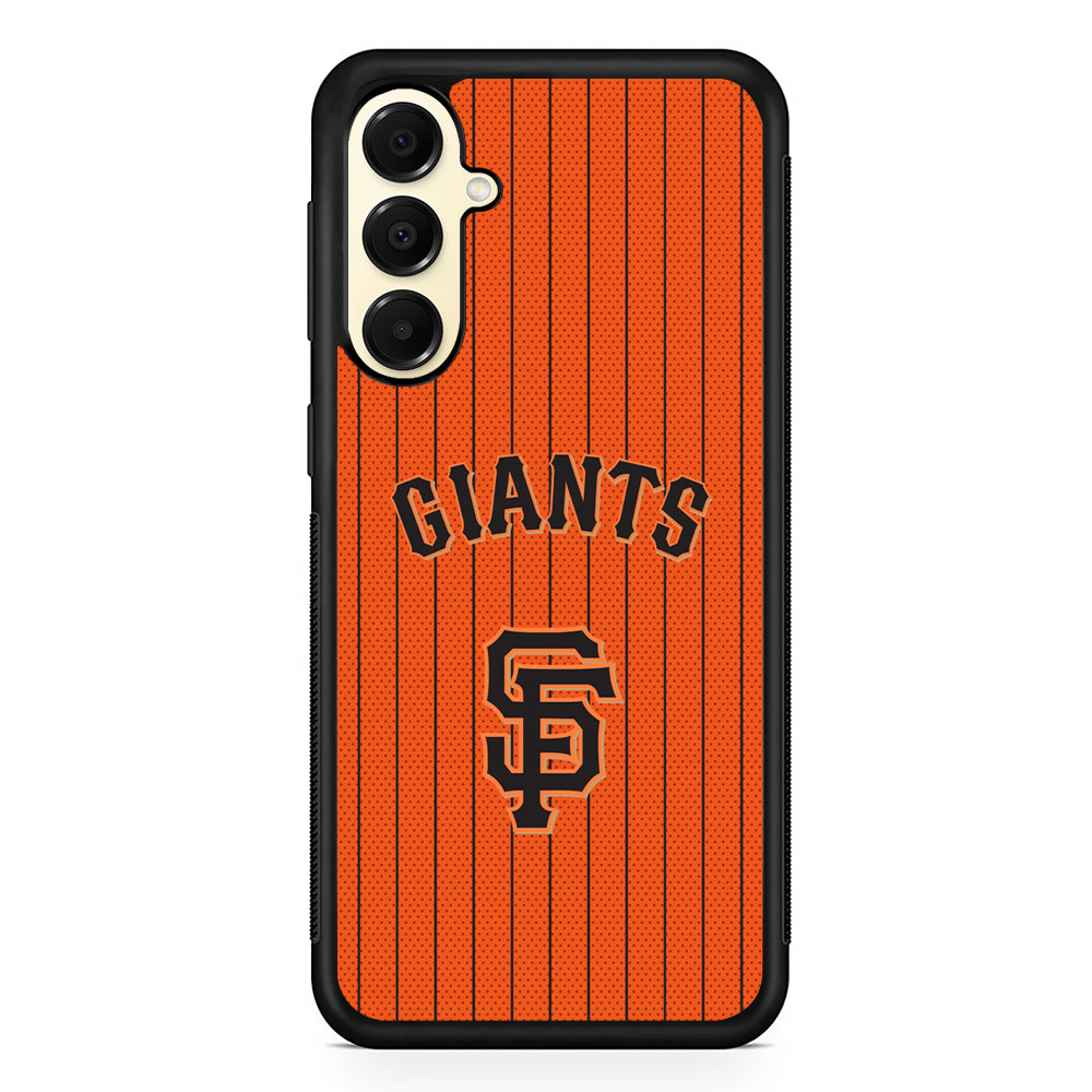 MLB San Francisco Giants Logo Samsung Galaxy A16 Case | Slim Rubber Samsung Galaxy A16 Case