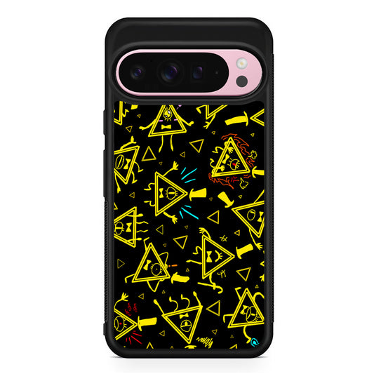 Bill Cipher Gravity Falls Doodle Google Pixel 9 Pro XL Case | Protective Cover