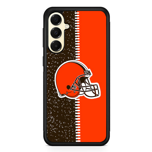 NFL Cleveland Browns Logo Samsung Galaxy A16 Case | Slim Rubber Samsung Galaxy A16 Case