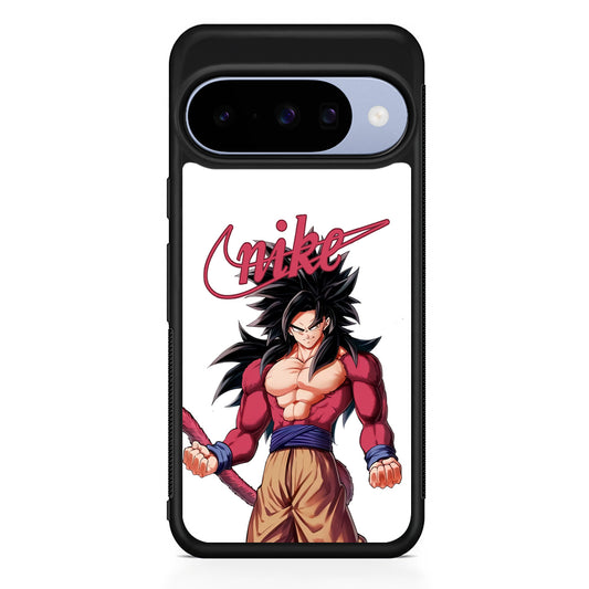 Nike Saiyan Mode Goku Google Pixel 10 Case | Google Pixel 10 Rubber Protective Case