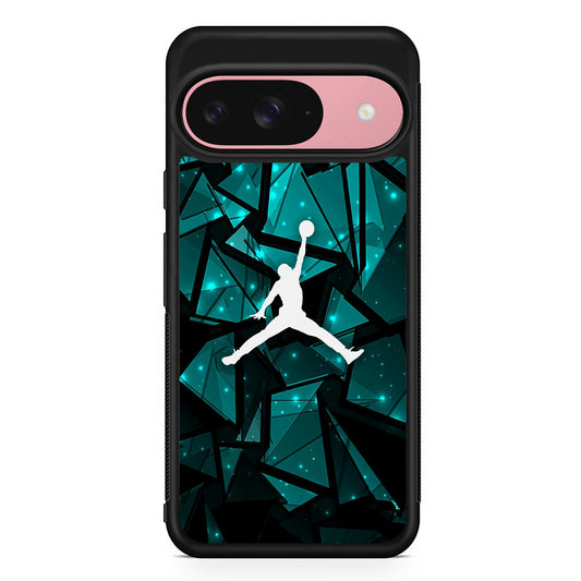 Air Jordan Shards of Crystal Google Pixel 9 Case | Google Pixel 9 Protective Rubber Case