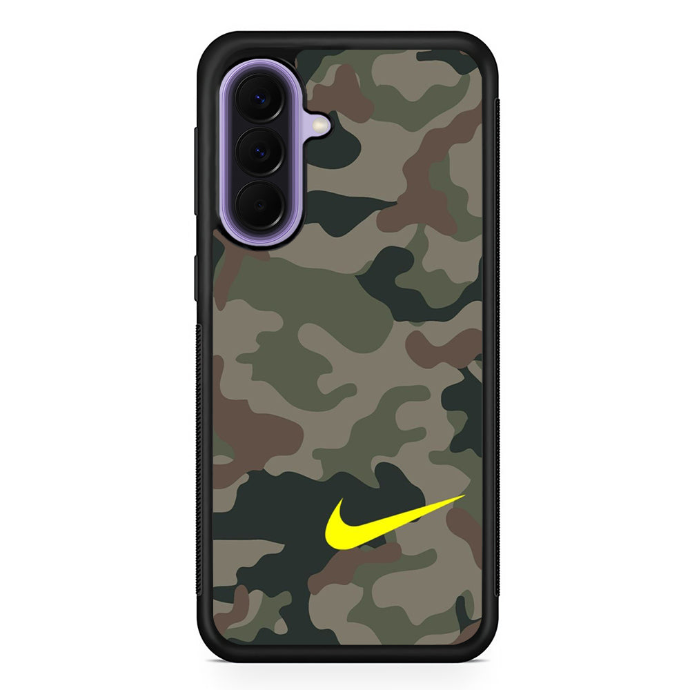 Nike Camo Yellow Alert Samsung Galaxy A57 Case | Samsung Galaxy A57 Protective Cover