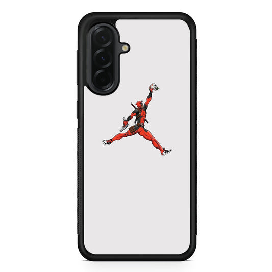 Jordan Deadpool Meme White Milk Samsung Galaxy A36 Case | Slim Samsung Galaxy A36 Protective Case