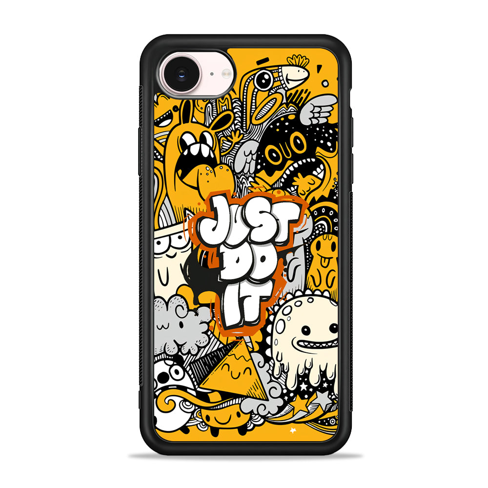 Nike Make Smile with Doodle iPhone 17e Case - Silicone Case