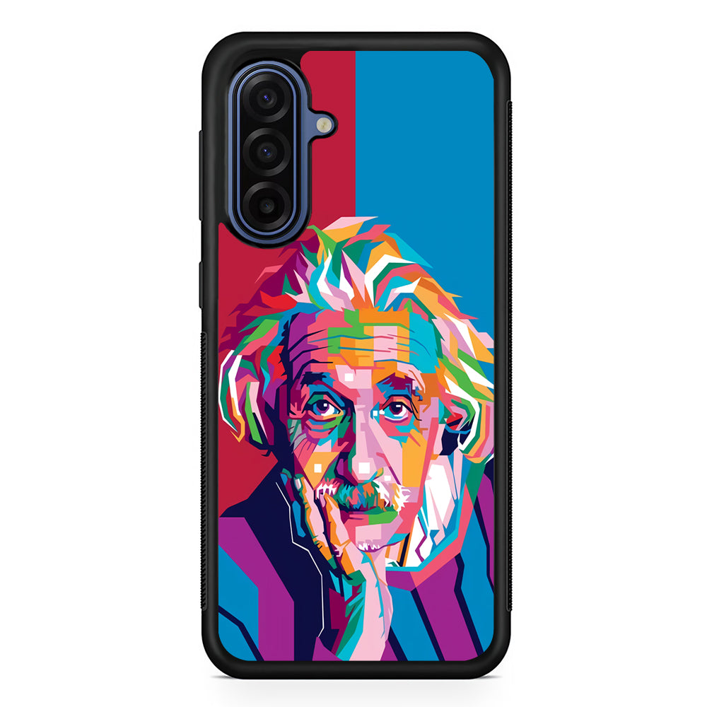 Albert Einstein Pop Art Illustration Samsung Galaxy A17 Case | Slim Protective Phone Cover