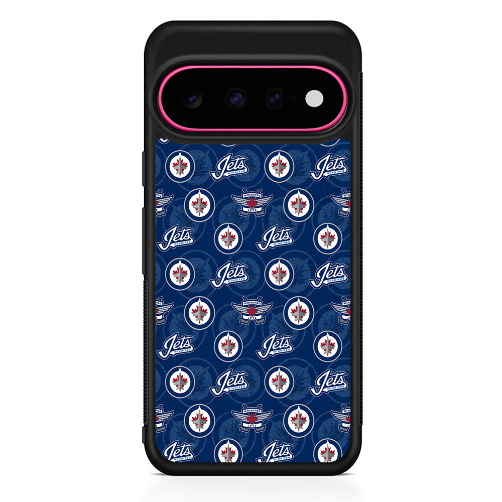 NHL Winnipeg Jets Pattern Google Pixel 11 Case | Slim Shockproof Cover