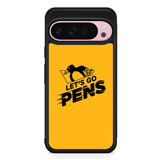 NHL Pittsburgh Penguins Let's Go Google Pixel 9 Pro XL Case | Protective Cover