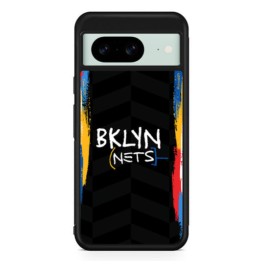 NBA Brooklyn Nets Jersey Google Pixel 8 Case | Durable Protective Cover for Google Pixel 8