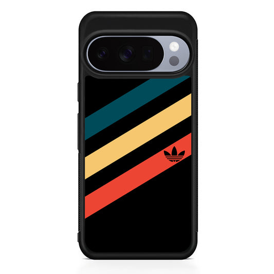 Adidas Prime Stripe Google Pixel 10 Pro Case | Slim Google Pixel 10 Pro Rubber Case