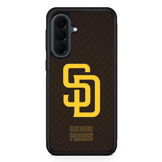 MLB San Diego Padres Team Samsung Galaxy A37 Case | Samsung Galaxy A37 Rubber Phone Case