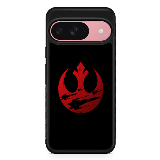 Rebel Alliance Star Wars Red Google Pixel 9 Case | Google Pixel 9 Protective Rubber Case