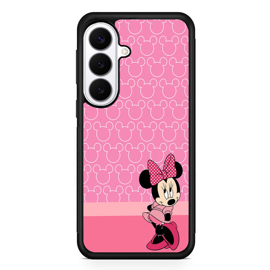 Minnie Mouse Pink Background Samsung Galaxy S26 Plus Case | Slim Protective Cover for Samsung Galaxy S26 Plus