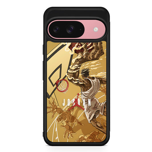Air Jordan Golden Chance Google Pixel 9 Case | Google Pixel 9 Protective Rubber Case